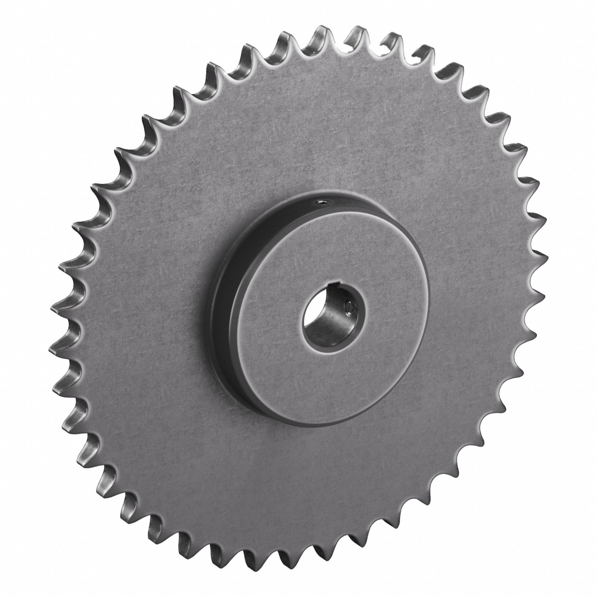 Roller Chain Sprocket: 60, For 3/4 in Chain Pitch, 1 1/8 in Bore Dia, 42 Teeth, Steel