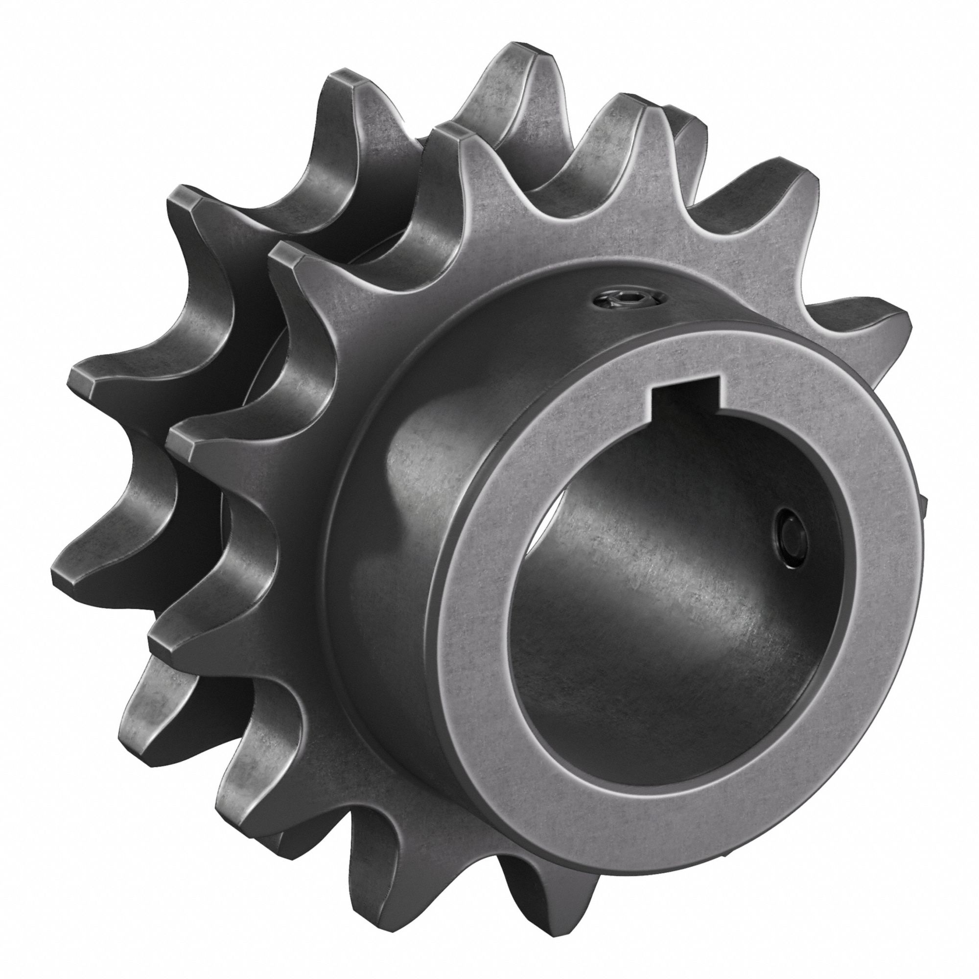 Roller Chain Sprocket: 50-2, For 5/8 in Chain Pitch, 1 1/4 in Bore Dia, 13 Teeth, Steel