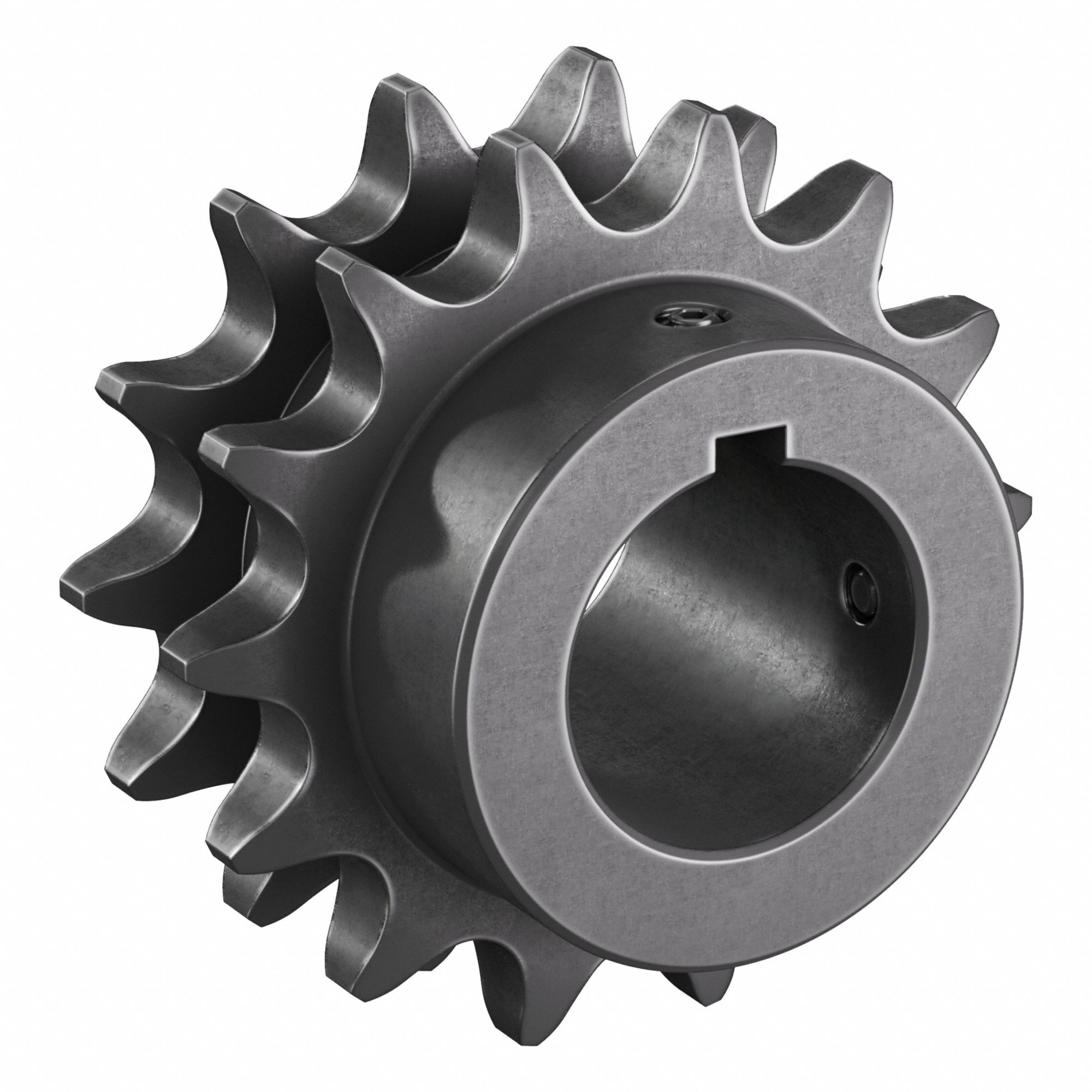 Roller Chain Sprocket: 50-2, For 5/8 in Chain Pitch, 1 1/4 in Bore Dia, 14 Teeth, Steel