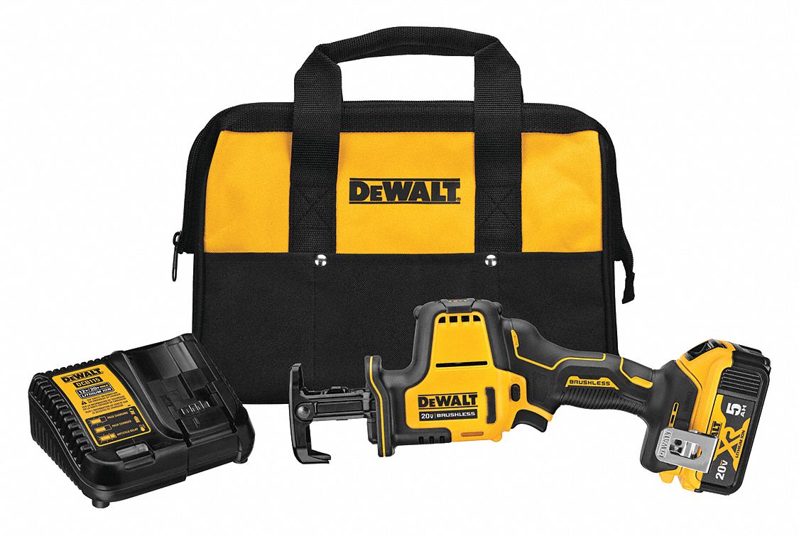 DEWALT Compact, Reciprocating Saw, 5/8 in Stroke Length, 2,800 Max