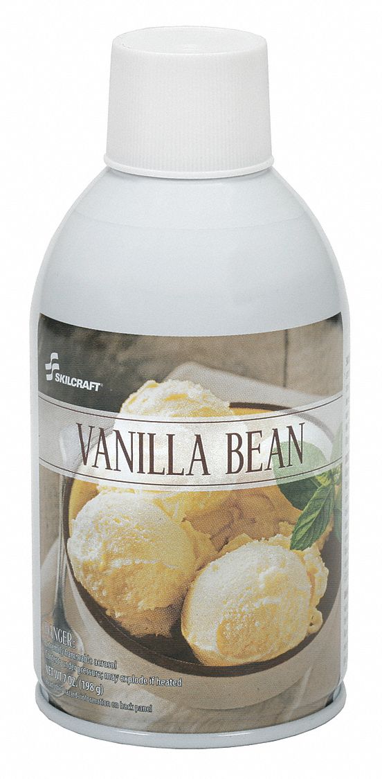 Air Freshener Refill: Meter Mist™, 7 oz Container Size, 600 cu ft Coverage, Vanilla Bean