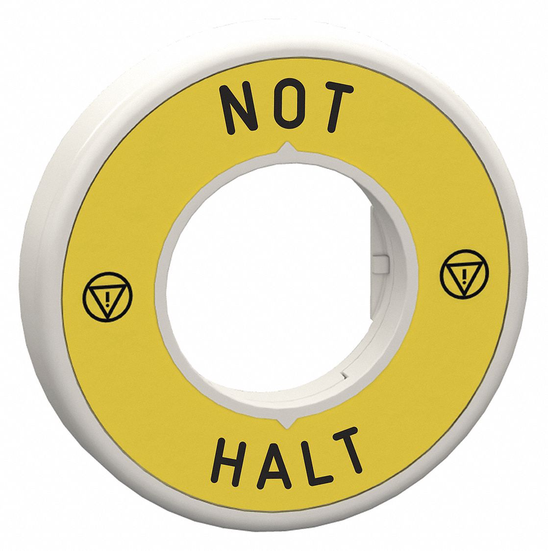 LegendRing, Not-Halt, Black/Yellow, Round