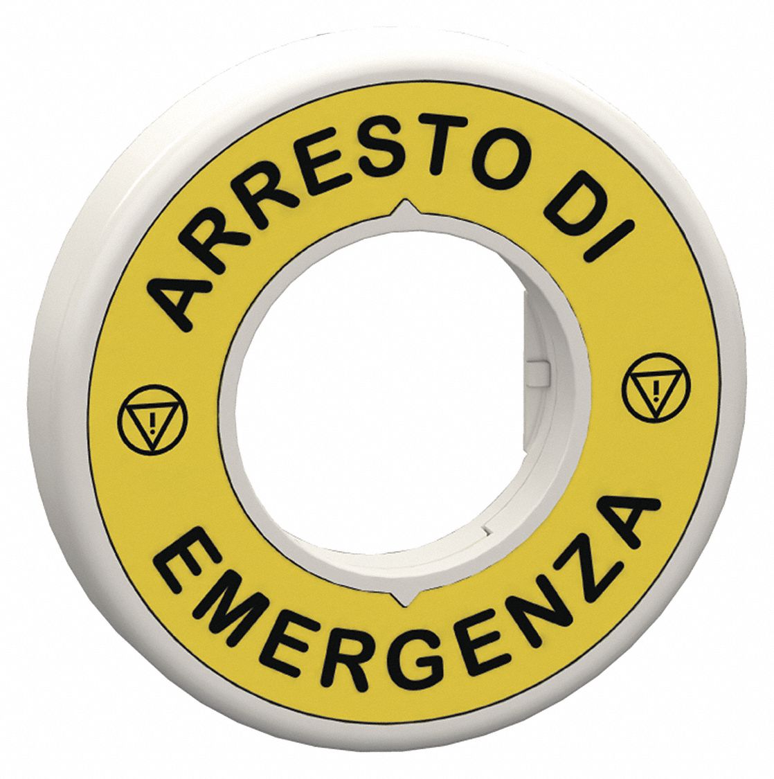 LegndRing, ArrestoEmergenza, Blk/Ylw, Round