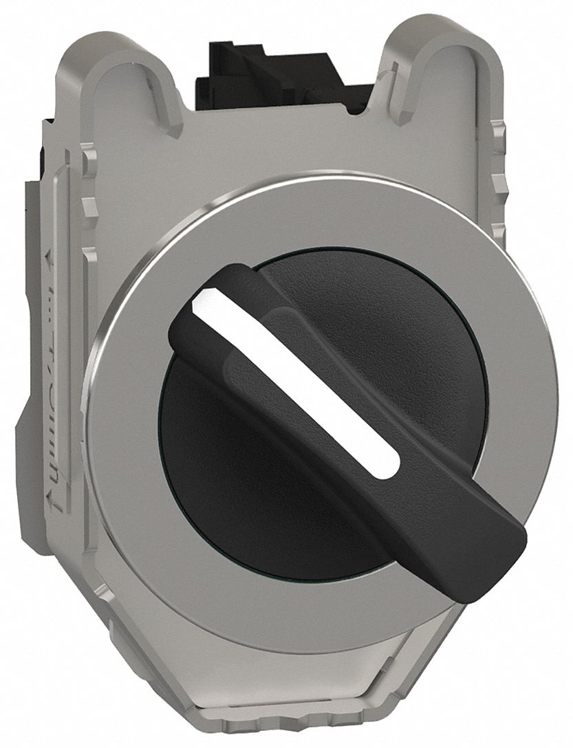 Selector Switch: 30 mm Panel Mounting Size, 2 Positions, Short Lever, 1NO