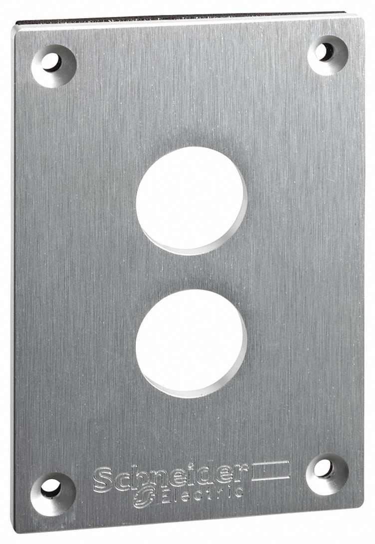 Drilled Front Plate: Control Stations