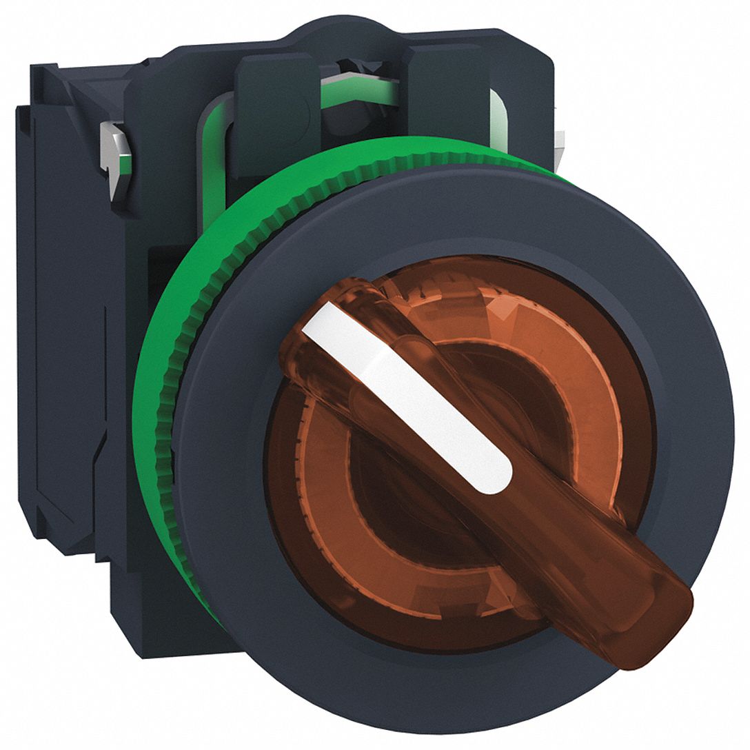 SCHNEIDER ELECTRIC, Illuminated Selector Switch, 30 mm Size, Illuminated Selector Switch