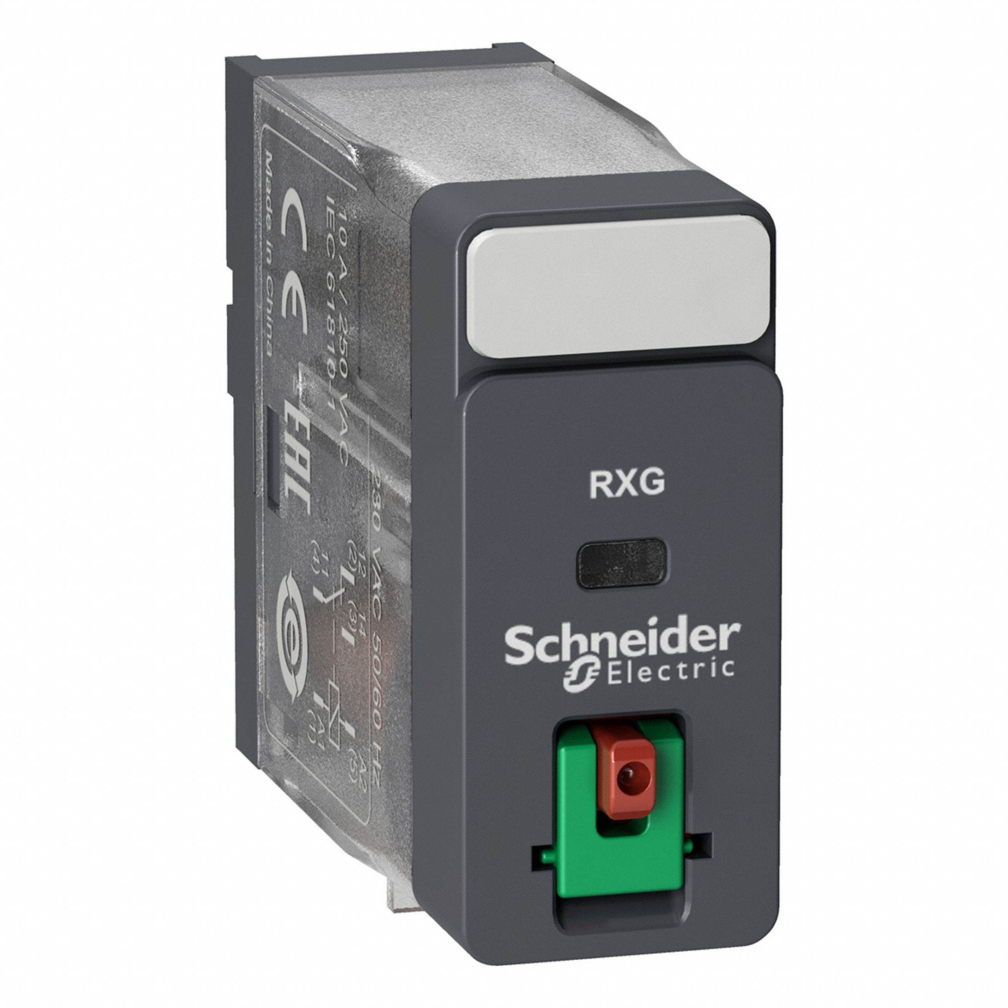 Relay: Socket Mounted, 10 A Current Rating, 230V AC, 5 Pins/Terminals, SPDT, H Socket