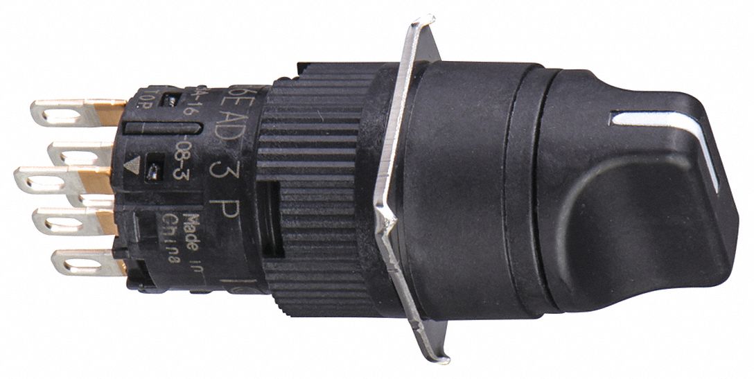 SCHNEIDER ELECTRIC Selector Switch, 16 mm, 3, Maintained / Maintained