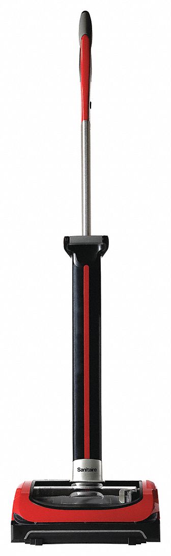 Upright Vacuum Cleaner: 12 in Cleaning Path Wd, 21 cfm Air Flow, 8 lb Wt, Std, Bagless