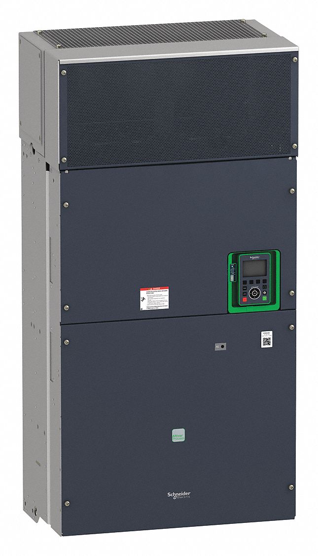 Variable Frequency Drive: 480V AC, 500 hp Max Output Power, NEMA 1, No Bypass
