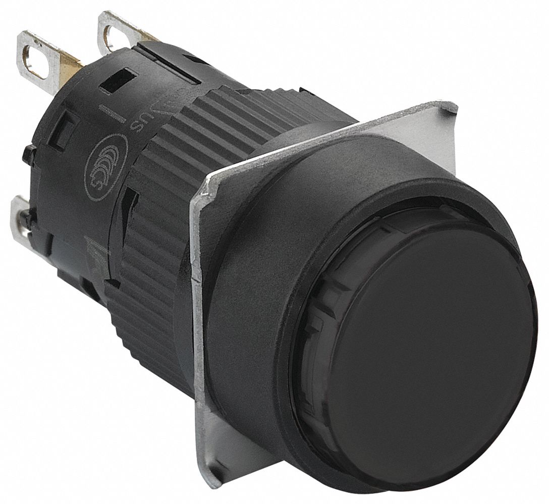 Flush Push Button Operator: Non-Illuminated, Flush Profile, Non-Metallic, 16 mm