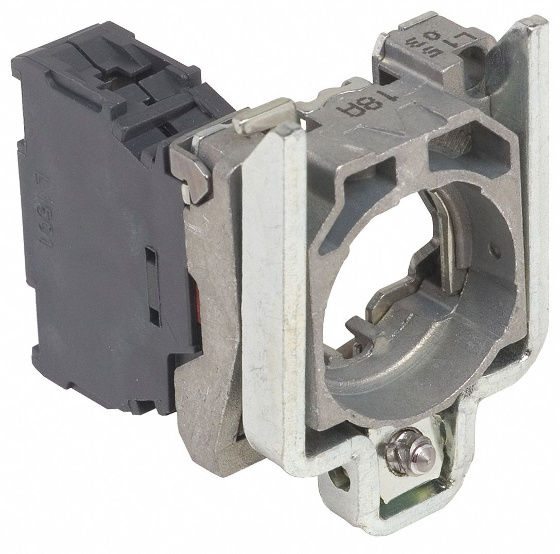 Contact Block: 22 mm Panel Mounting Size, 1NC, Momentary, ZB4 Series