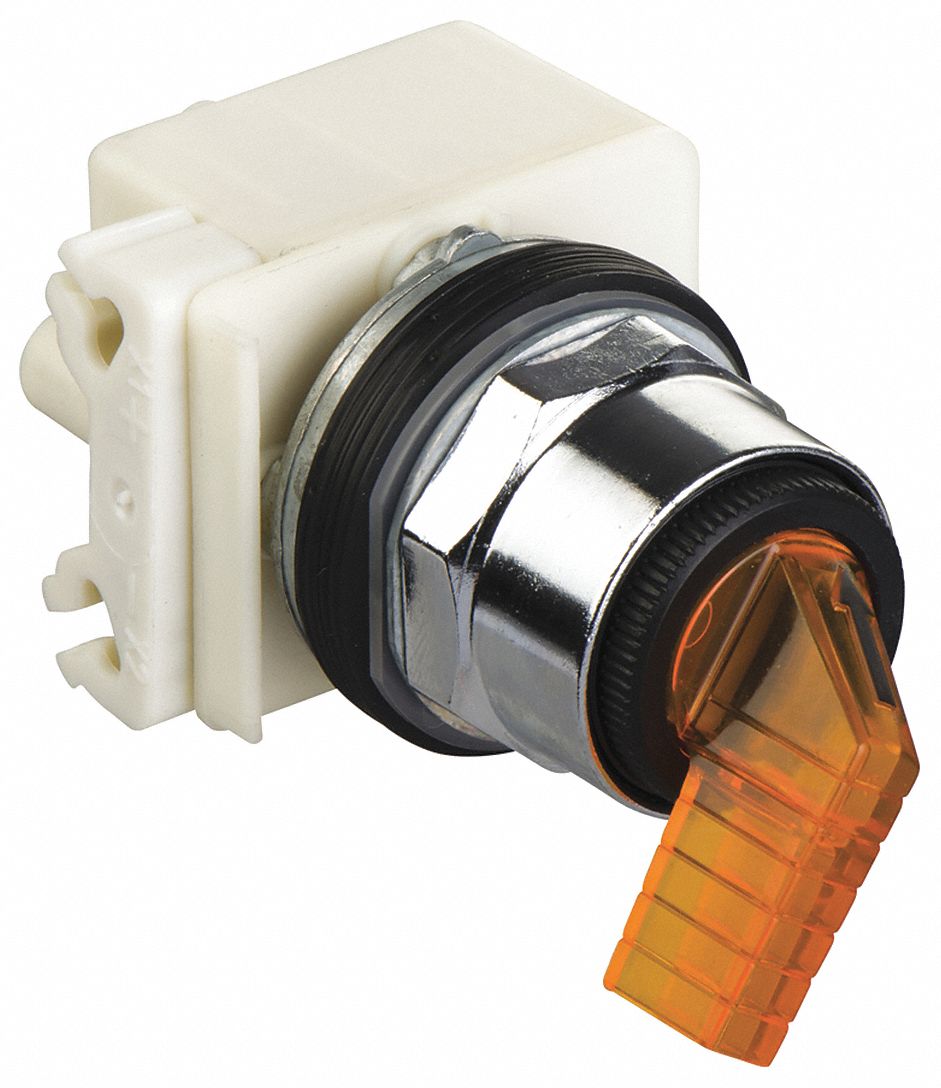 SCHNEIDER ELECTRIC, Illuminated Selector Switch, 30 mm Size, Illuminated Selector Switch