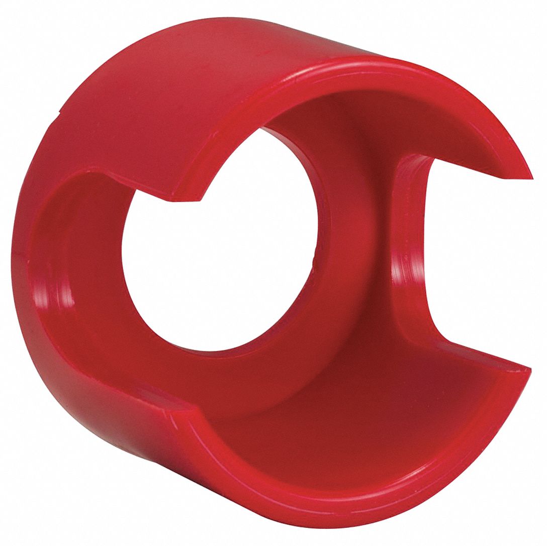 GARDE BOUTON-POUSSOIR,30 MM,PLASTIQ,ROUG
