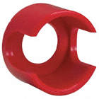 PUSH BUTTON GUARD,30 MM SIZE,PLASTIC,RED