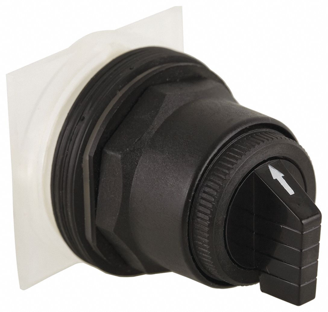 SCHNEIDER ELECTRIC Selector switch, 30 mm, Plastic, Lever 55WR619001SKS53B Grainger