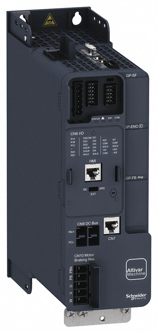 Variable Frequency Drive: 480V AC, 1 1/2 hp Max Output Power, NEMA 1, No Bypass