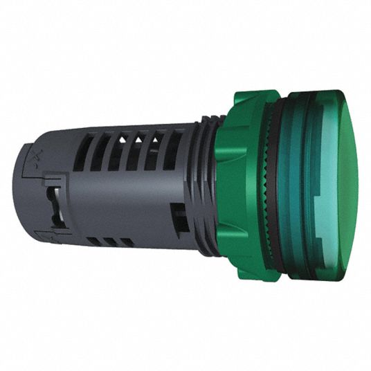 SCHNEIDER ELECTRIC Pilot Light, LED Lamp Type, 110 to 120V AC Voltage, 22mm Size 55WU18