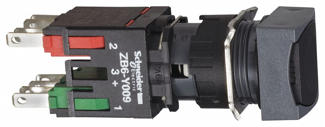 Flush Push Button Operator: Non-Illuminated, Flush Profile, Non-Metallic, 16 mm