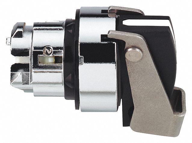 LongHandleSelectorSwitch, Black, 2Pos, 22mm