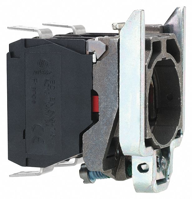 Contact Block: 22 mm Panel Mounting Size, 1NO, Momentary, ZB4 Series