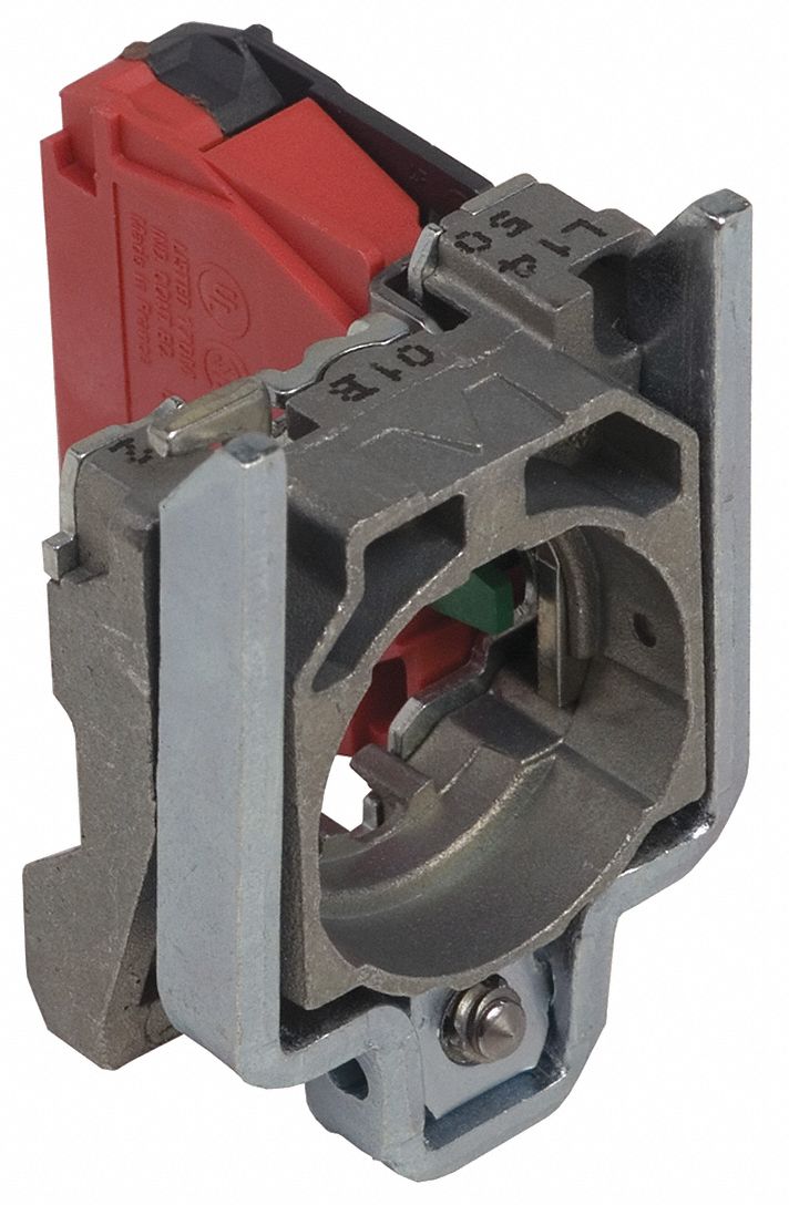 Contact Block: 22 mm Panel Mounting Size, 1NO, Momentary, ZB4 Series