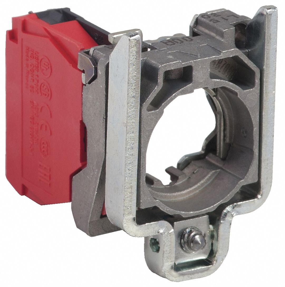 Contact Block: 22 mm Panel Mounting Size, 1NC, Momentary, ZB4 Series