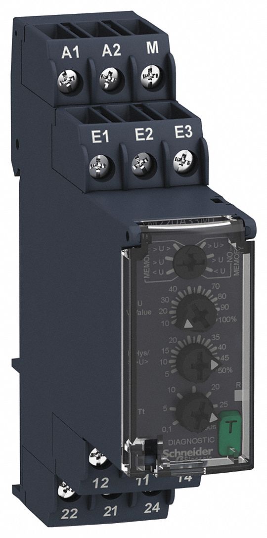 SCHNEIDER ELECTRIC Voltage Sensing Relay 55WZ35RM22UA33MT Grainger