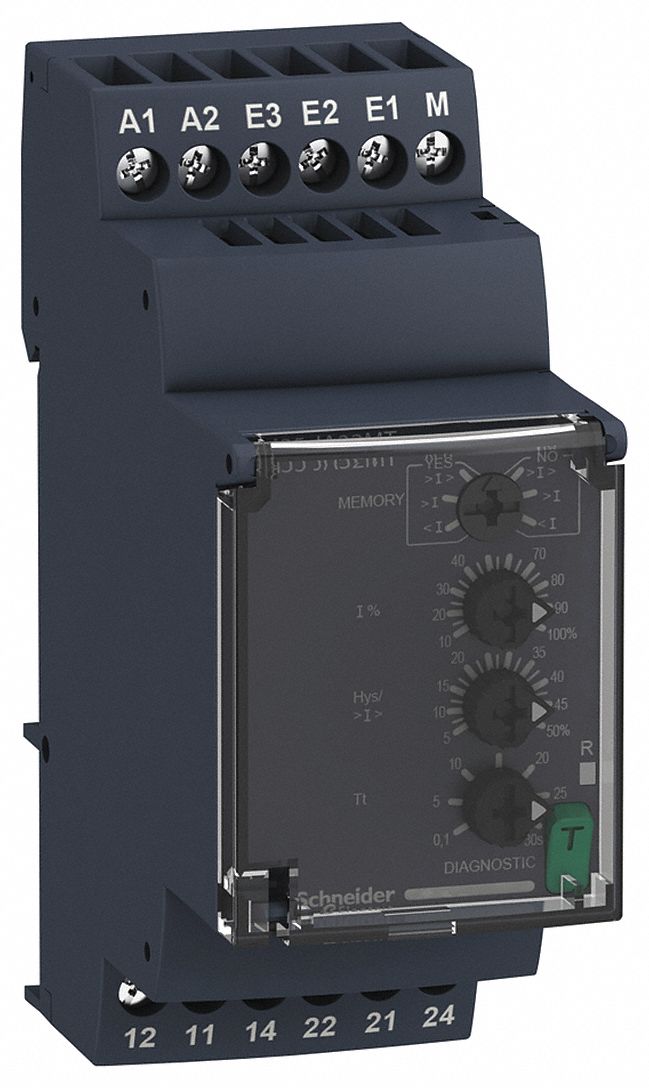 SCHNEIDER ELECTRIC Current Sensing Relay, 8A 380/415V AC Contact
