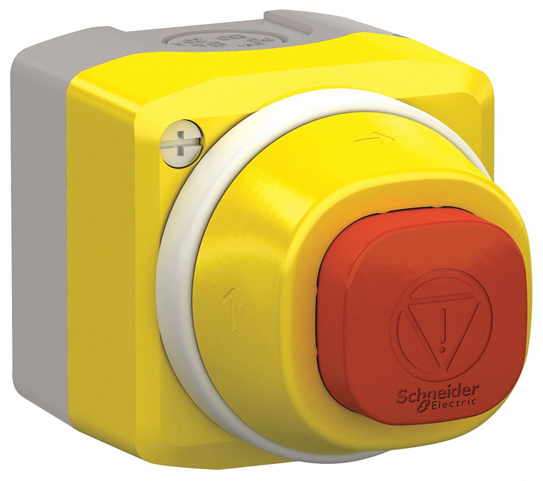 CntrlStation, FeedThru, Button, Rd, 1Light