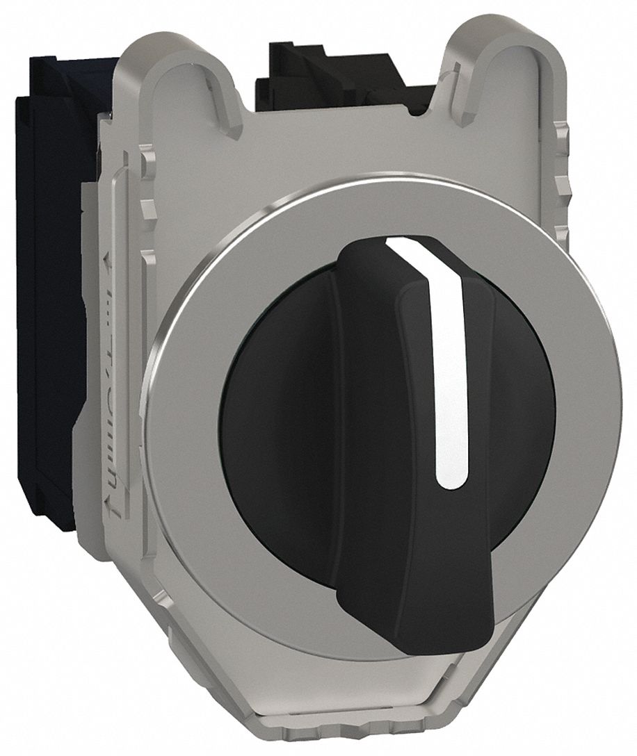 SCHNEIDER ELECTRIC, 30 mm Size, 3 Position, Selector Switch 55XA07XB4FD53 Grainger