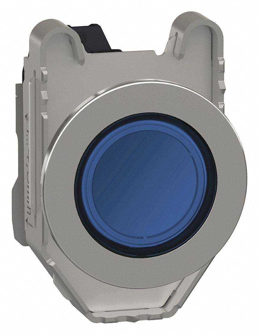 Pilot Light: 30 mm Panel Mounting Size, Blue, LED, XB4 Series