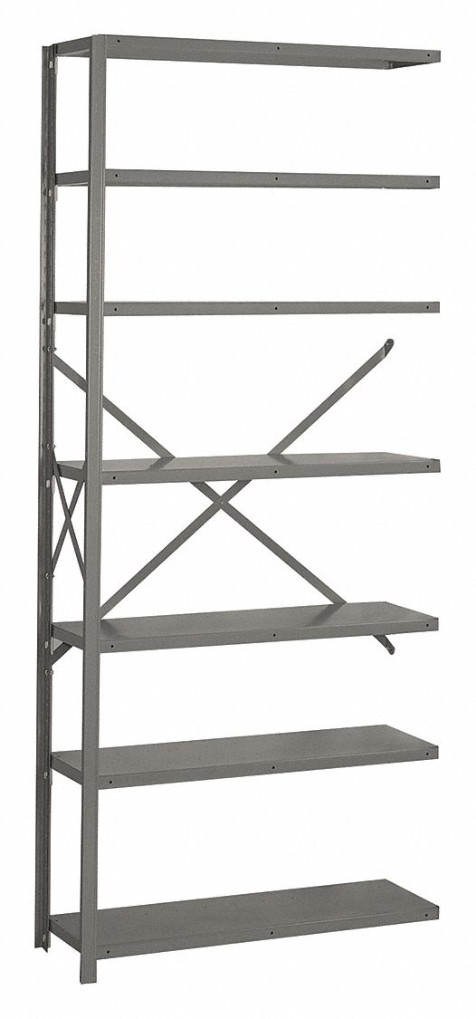 INDUSTRIAL SHELVING,84" H,36" W,18" D