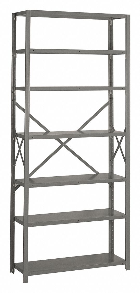 INDUSTRIAL SHELVING,84" H,36" W,24" D