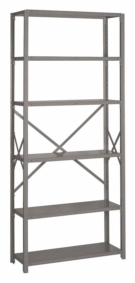 INDUSTRIAL SHELVING,84" H,36" W,12" D