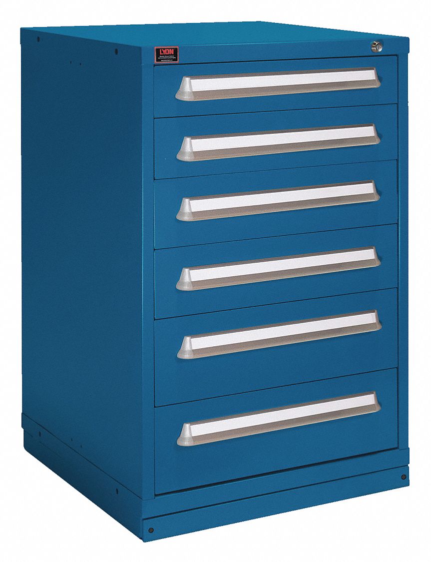 LYON Stationary Counter Height Modular Drawer 6 Drawers, 30