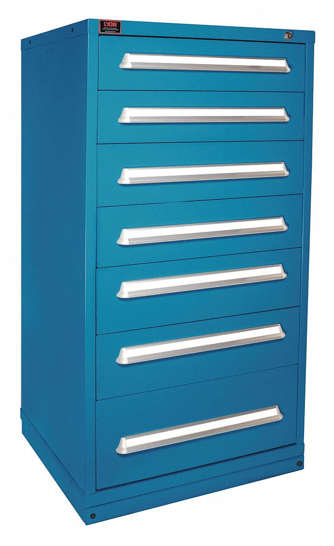 LYON, 30 in x 28 1/4 in x 59 1/4 in, 7 Drawers, Modular Drawer Cabinet ...