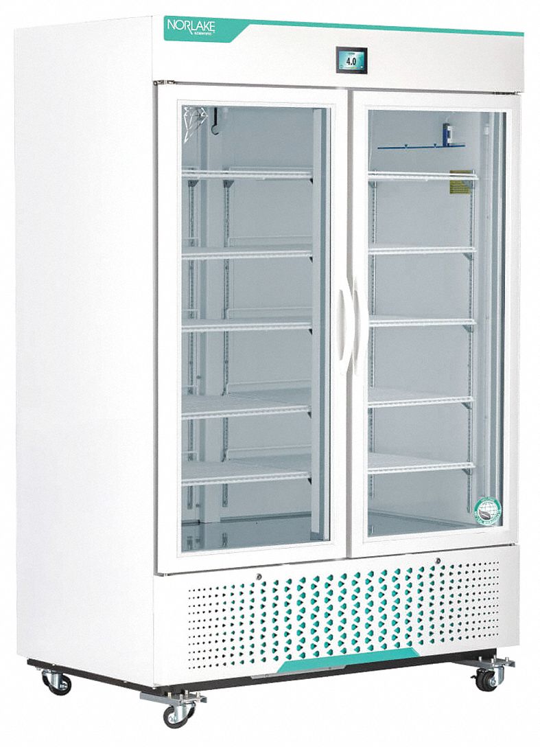 Refrigerator and Freezer: 69 cu ft, Upright, 1°C to 10°C, 32 1/2 in Overall Dp
