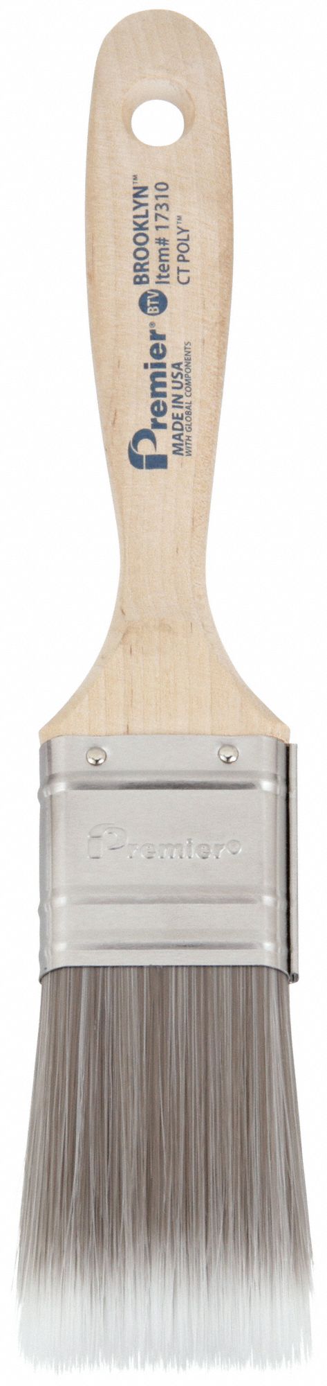 BROSSE,1,5PO,CADRE PLT,POLY,2 11/16PO LO