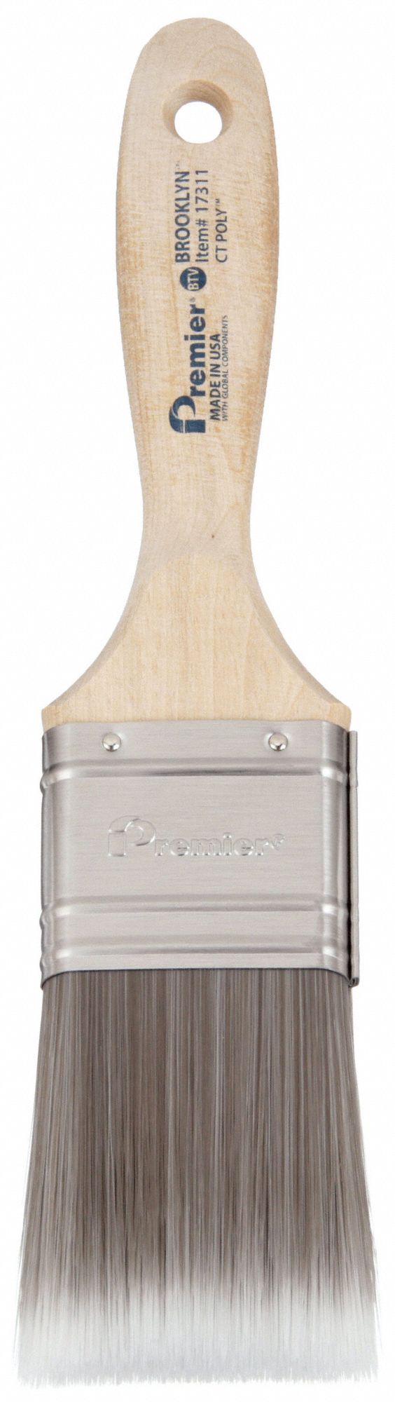 BROSSE,2PO,CADRE PLT,POLY,2 11/16PO LO