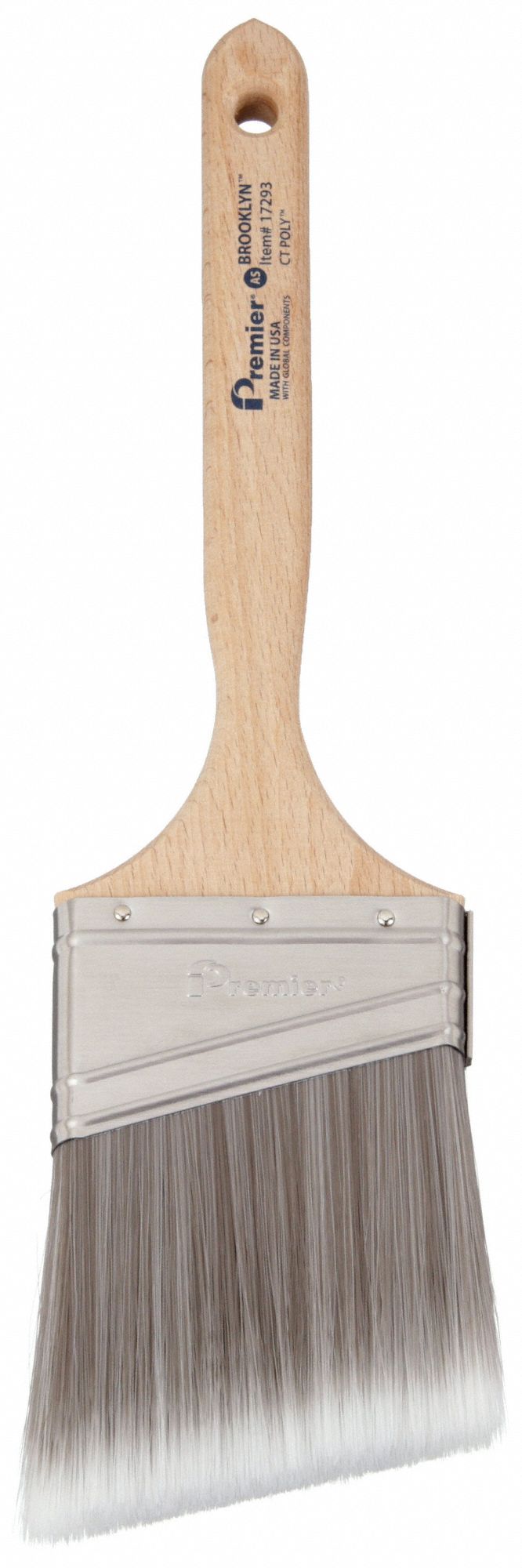 BRUSH,3IN,ANGLE SASH,POLY,2 11/16INL