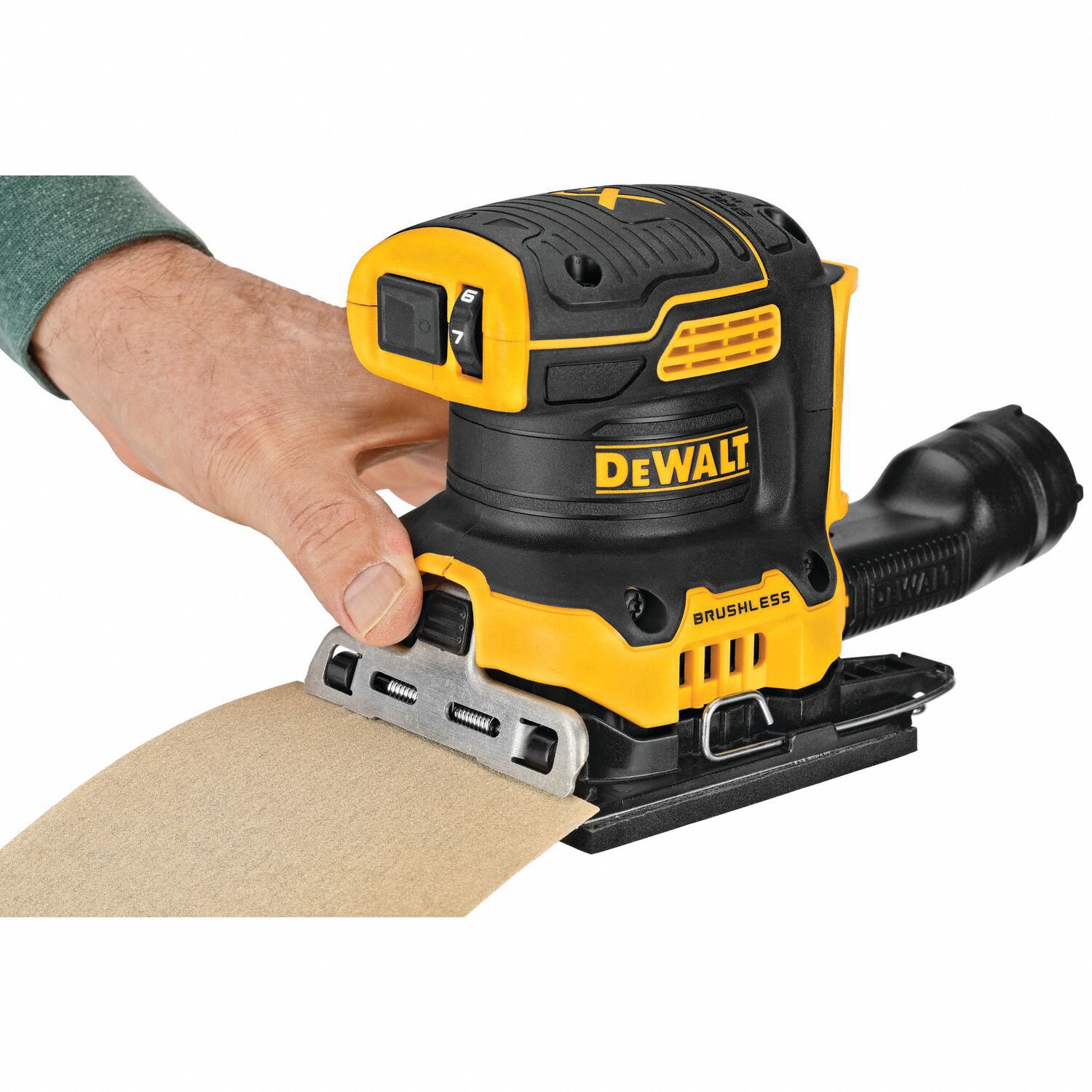 DEWALT Cordless Sander, 519/64" Size, 20.0V 55YE91DCW200B Grainger