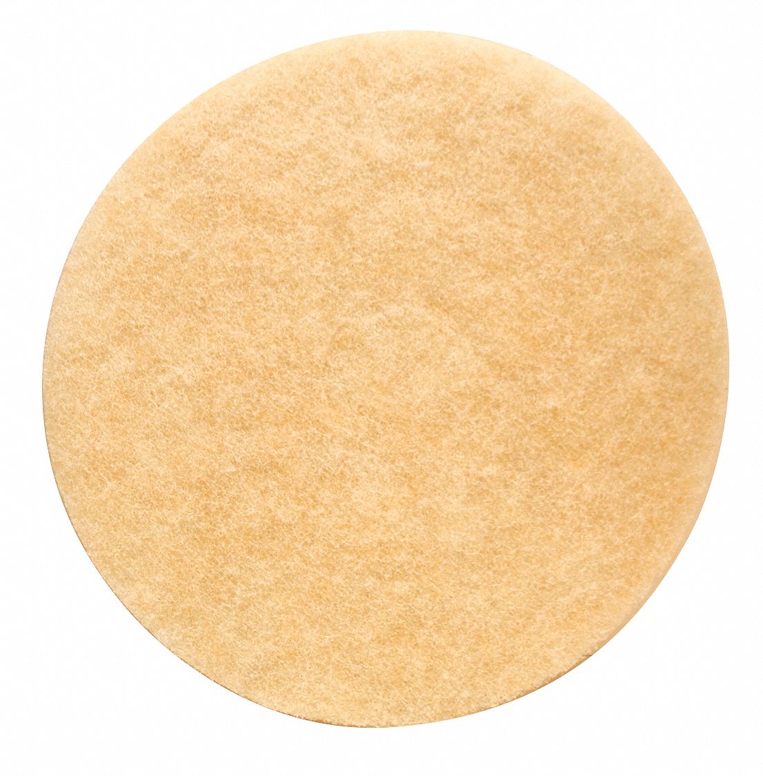 Burnishing Pad: Peach, 16 in Dia, Synthetic Fiber, 1, 500 RPM Max Speed, Round, 5 PK