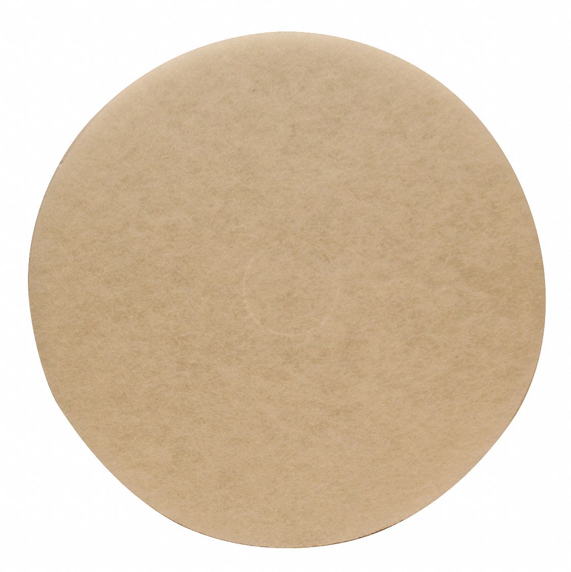 Polishing Pad: Cleaning/Buffing, White, 18 in Dia, Synthetic Fiber, 5 PK