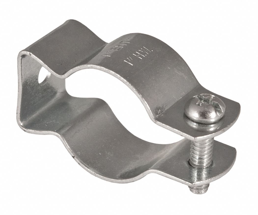 CABLE HANGER,STEEL,OVERALL L 2IN