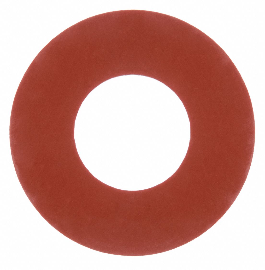 RING FLANGE GASKET: CLASS 150, SILICONE, FOR 1½ IN PIPE, ⅛ IN THICK, 1 29/32 IN ID, RED