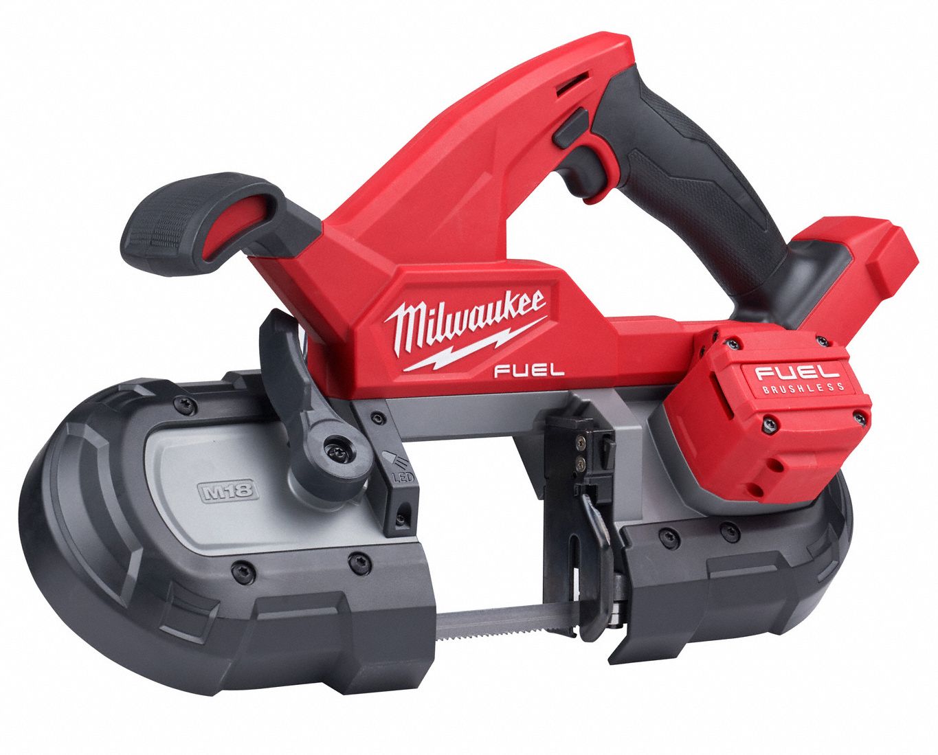 MILWAUKEE Cordless, Portable Band Saw, 18V DC, 35 3/8 in Blade Length
