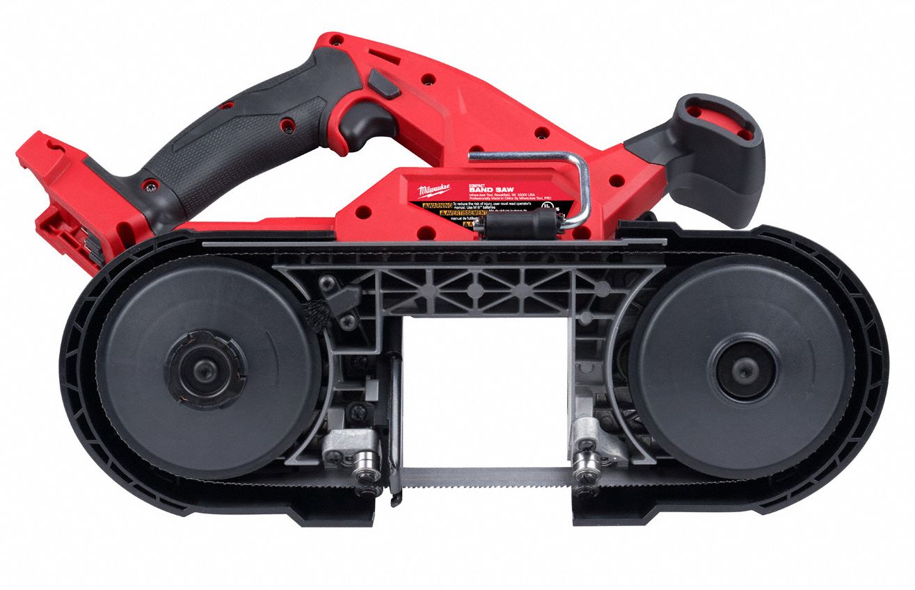 MILWAUKEE Cordless, Portable Band Saw, 18V DC, 35 3/8 in Blade Length