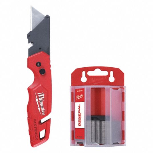 Metal Detectable Safety Knife with Enclosed Blade and Tape Cutter