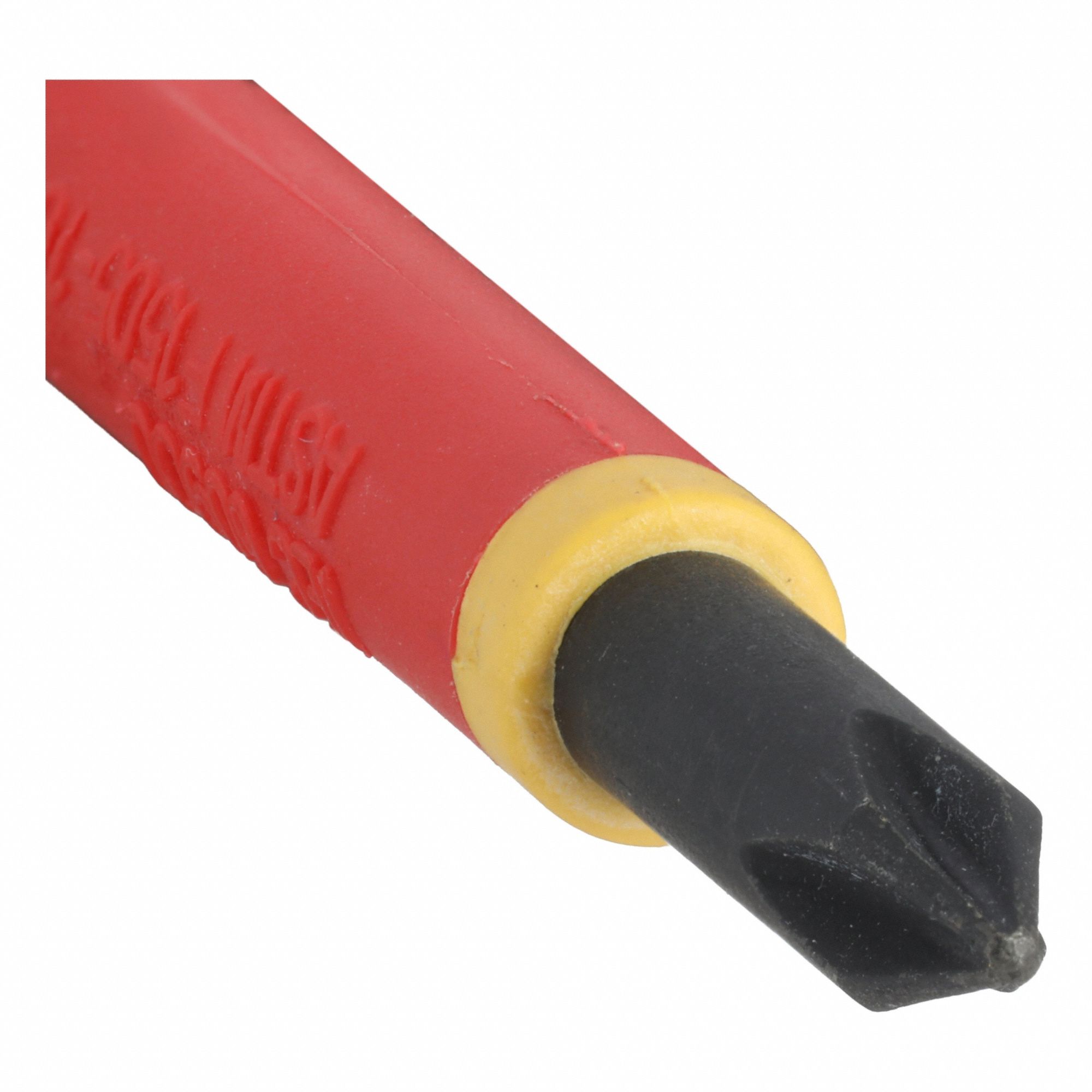 Insulated Phillips Screwdriver: Std Lg, Friction, Not ESD Safe, Tether Ready, Insulated